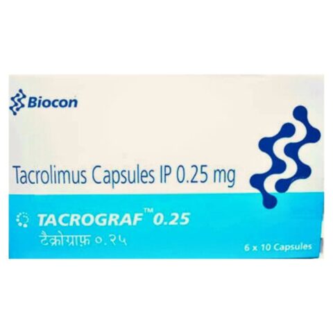 Tacrograf 0.25mg Capsules