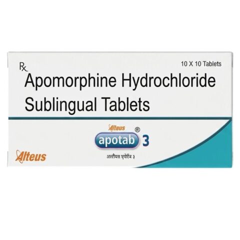 Apotab 3mg Sublingual tablet (Apomorphine)