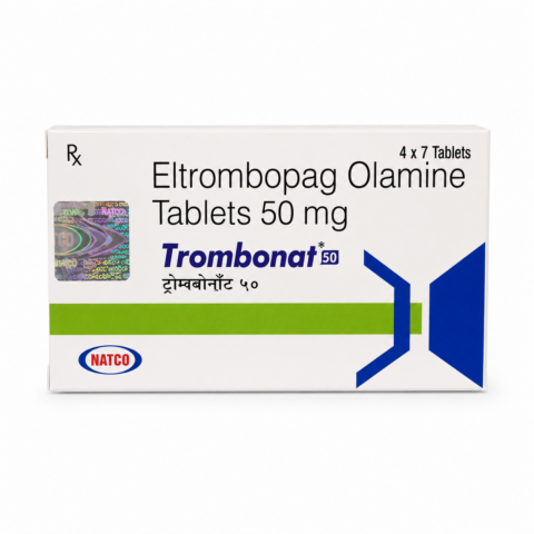 Trombonat 50mg Tablet (Eltrombopag)