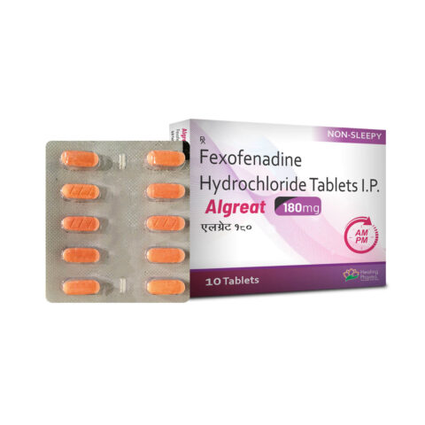 Algreat 180 mg Tablet (Fexofenadine)
