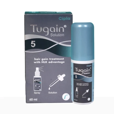 Tugain 5% Solution (Minoxidil)