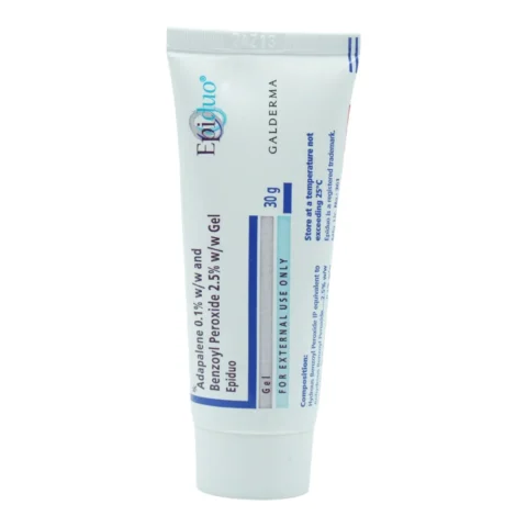 Epiduo 0.1%/2.5% Gel (Adapalene+Benzoyl Peroxide)