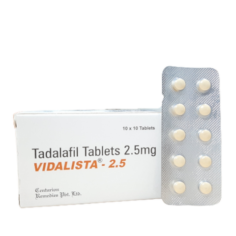 Vidalista 2.5mg Tablet (Tadalafil)